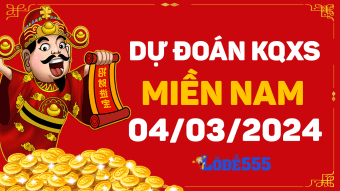  Dự Đoán XSMN 4/3/2024 - Soi Cầu Dự Đoán Miền Nam ngày 4 tháng 3